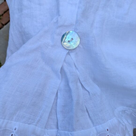 Luca Vanucci Linen Boho Top - Picture 7 of 7